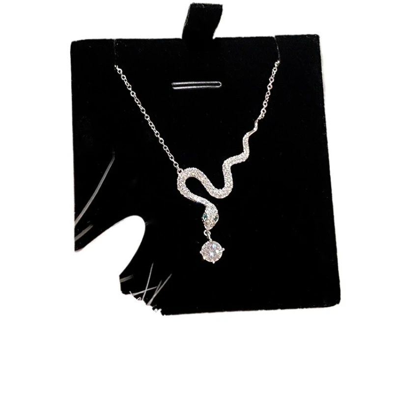 

Popular jewelry sterling silver mozzarella diamond necklace women's light luxury niche gifts