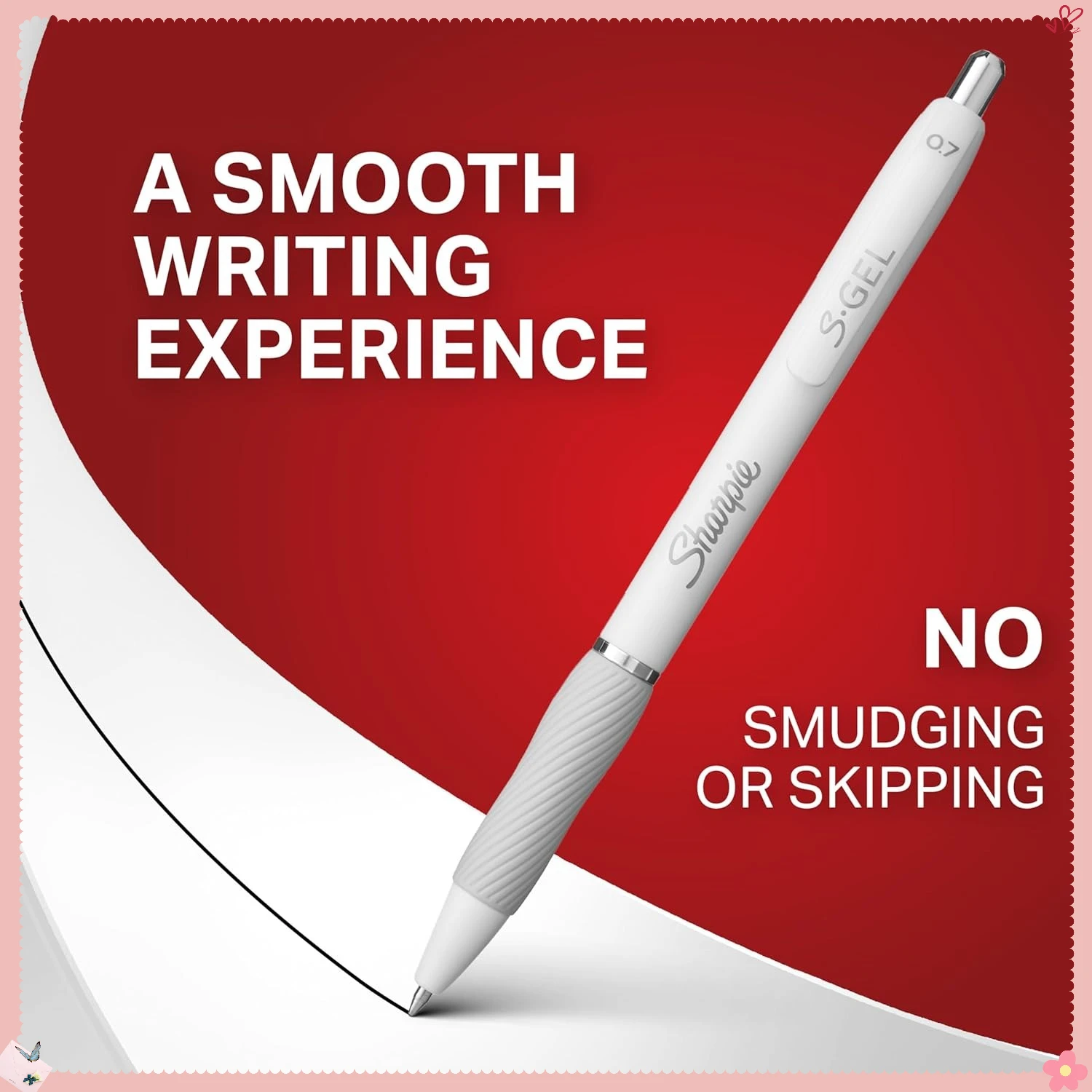 スムーズな書き心地の0.7mm中字ゲルペン、12本の黒インクペンセット、ジャーナリング、オフィスワーク、学校でのノート取りに。