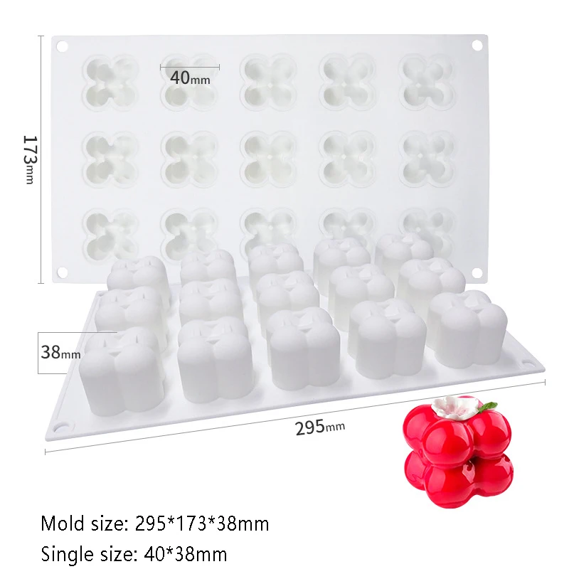 3D Bubble Ball Silicone Candle Mold for Crafting
