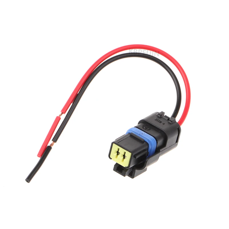 2x For Peugeot 206 Citroen C2 Elysee Car Light Socket Adapter Temperature Sensor Plug Connector Wiring Harness Accessories