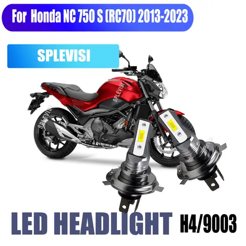 H4 9003 LED 45W Xenon White Headlight Bulbs - lampada de led h4 For Honda NC 750 S (RC70) 2013 2014 2015 2016 2017 2018-2023