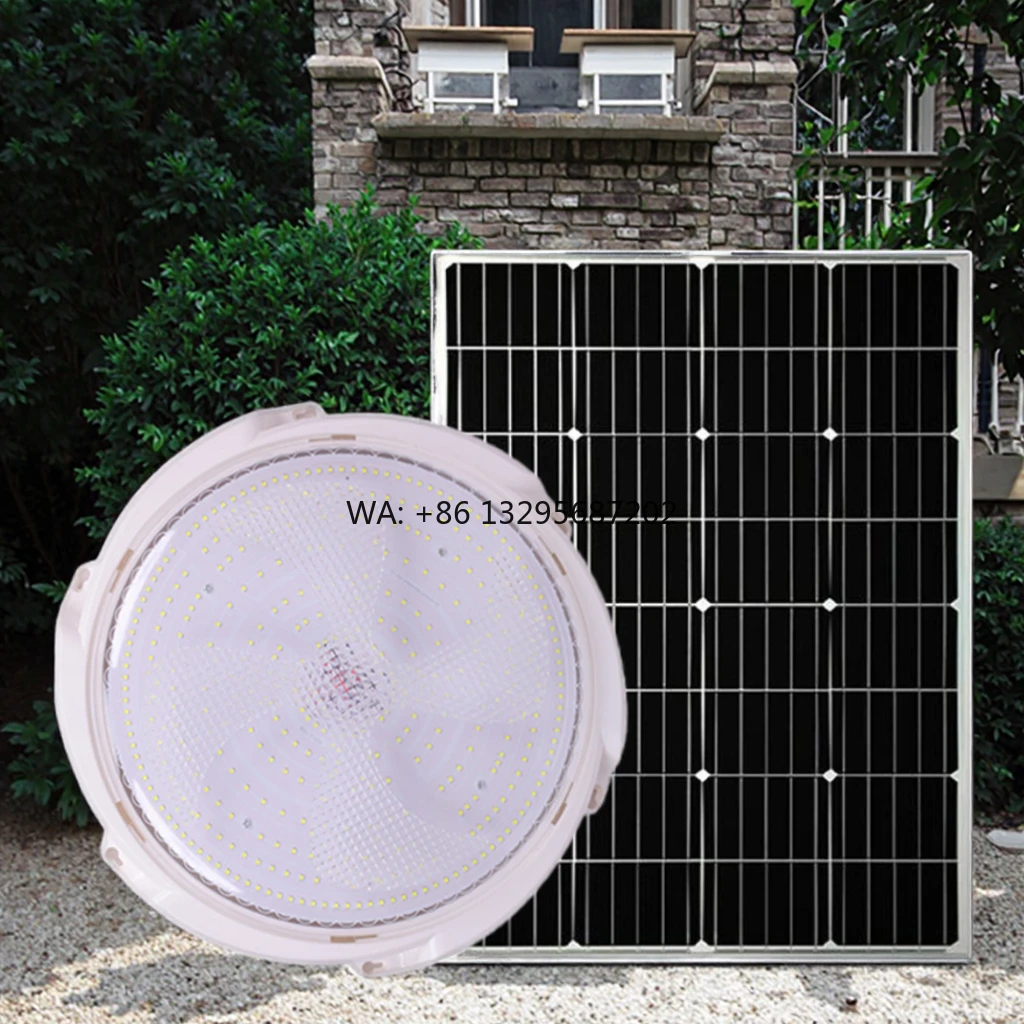 

Durable Lamp Outdoor Panel Powered Energy Efficient Solar Ceiling Light for Home