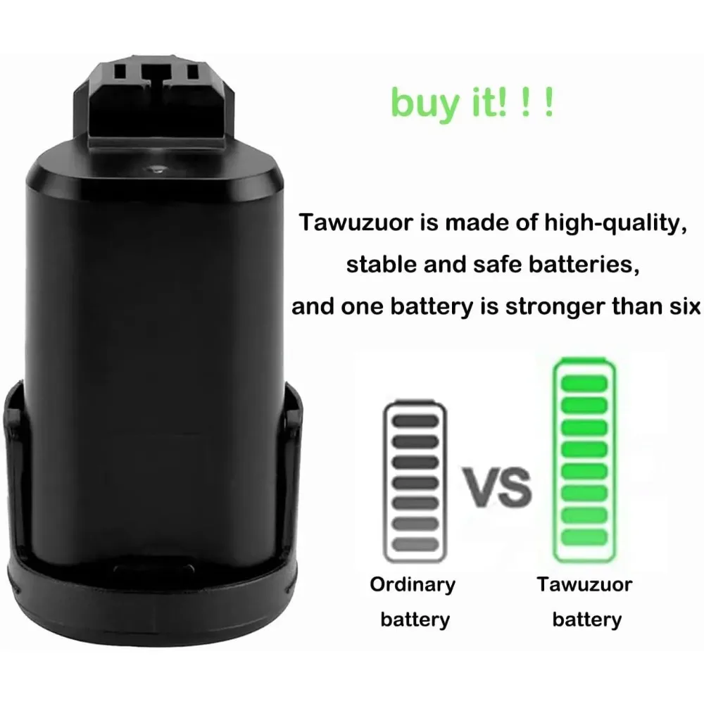 Replacement Battery B812-01  B812-02 for DREMEL 8200  8220  8300 Li-ion 10.80V 2500mAh / 27.00Wh