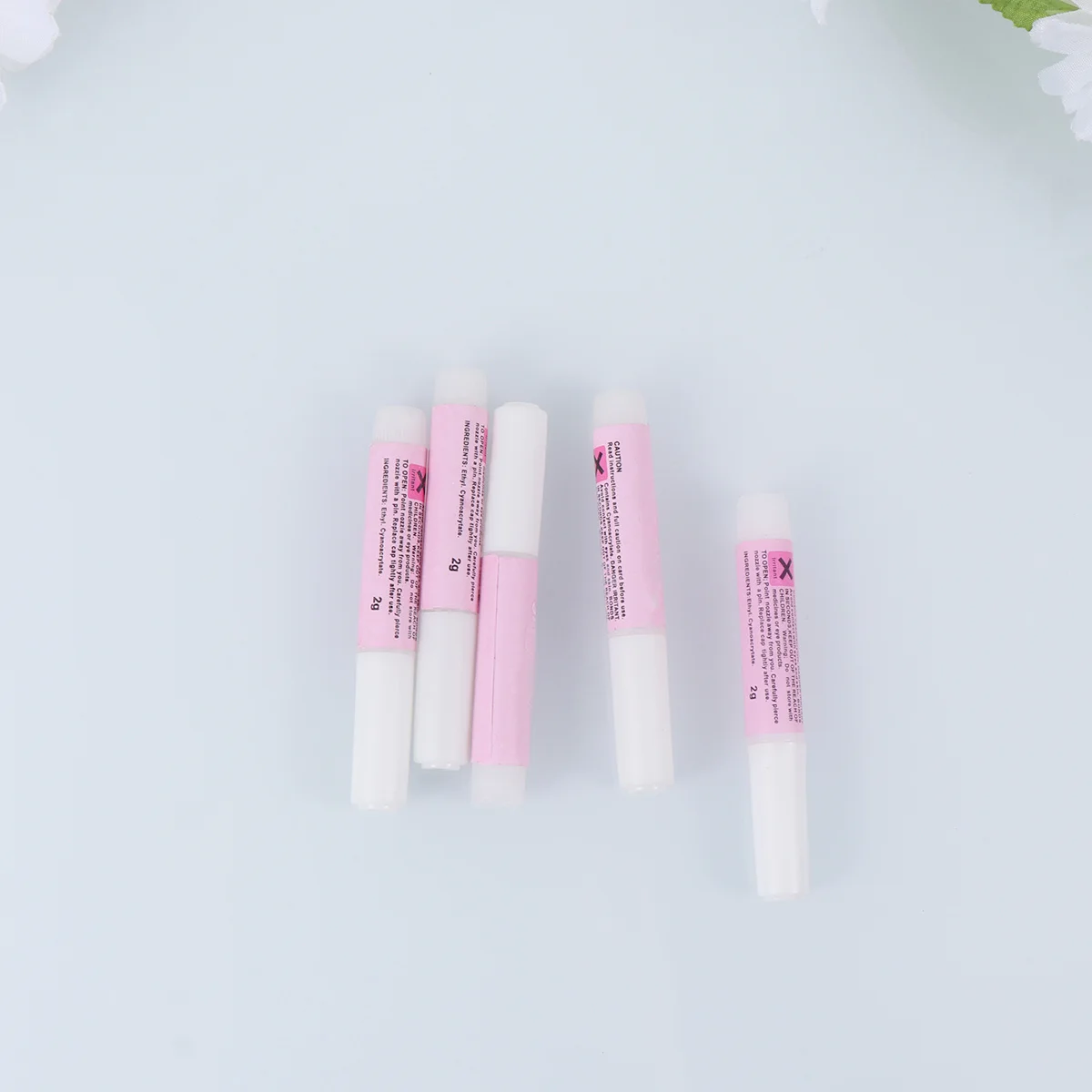 8 個ネイルグループロフェッショナルミニボトル安全なネイルアートアクセサリー偽のヒントラインストーン装飾アートデコレートヒント接着剤