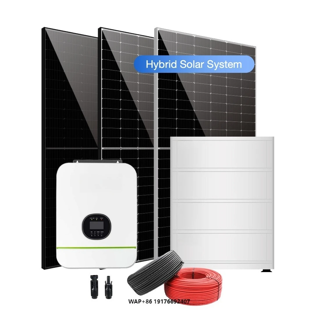 High Efficiency 10kw-20kw Solar Panel Set for Home Use 'MPPT Inverter & Battery Included