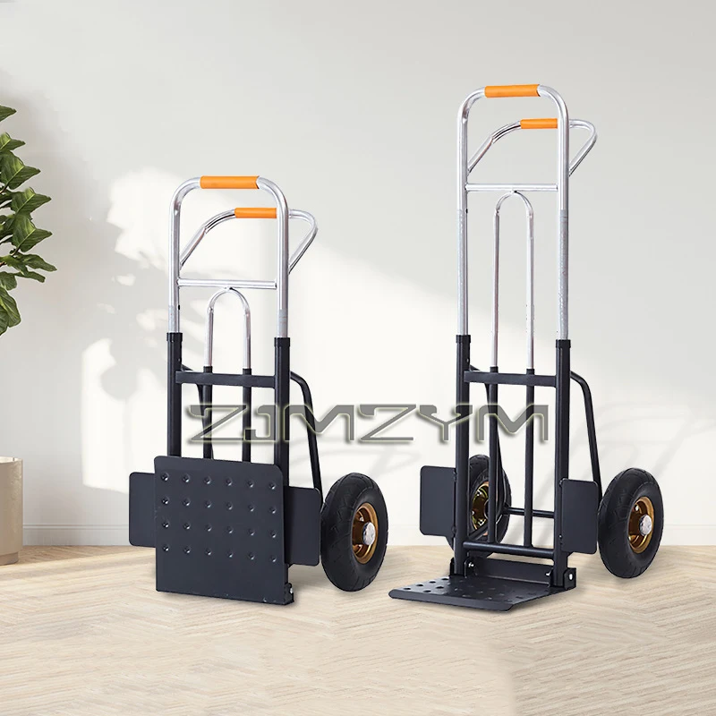 stair-climbing-cartfolding-hand-trucksilent-cart-small-rear-cart-portable-luggage-trolley-heavy-stair-climbing-trolley