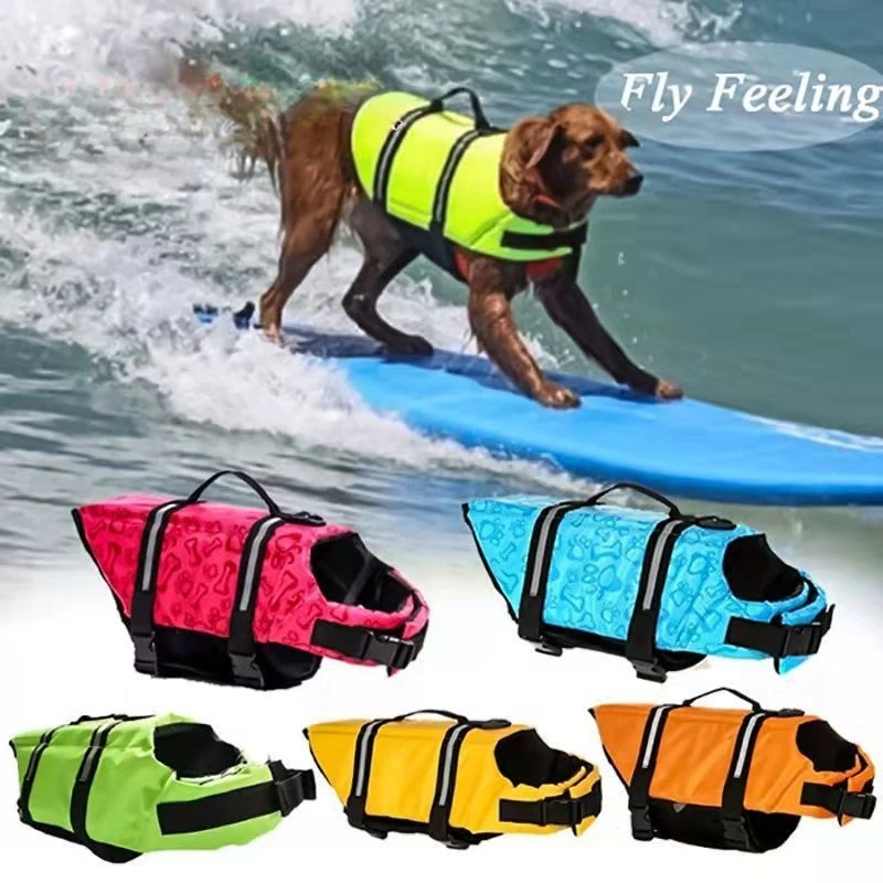 

Dog Life Vest Jacket Reflective Pet Clothes Summer Puppy Swimwear Dog Life Jacket Safety Swimming Suit Dog Supplies