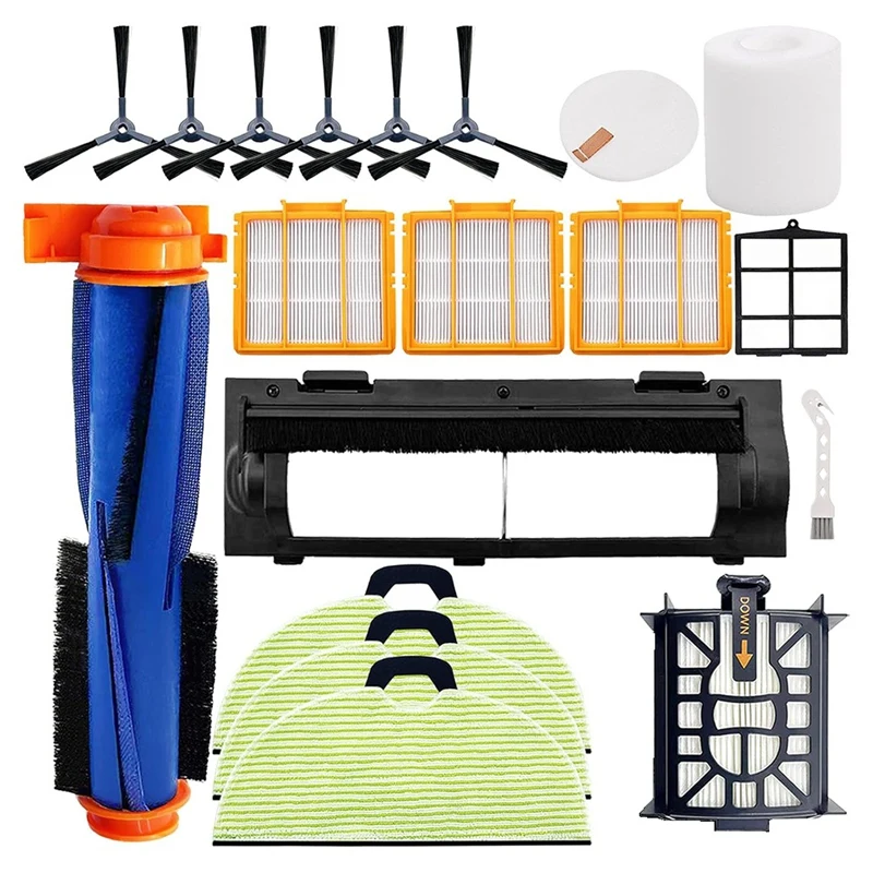 A65T Replacement Parts Kit for Shark Matrix Plus AV2610WA RV2610WA Robot Vacuum Main Brush Filters Mop Pads Side Brushes