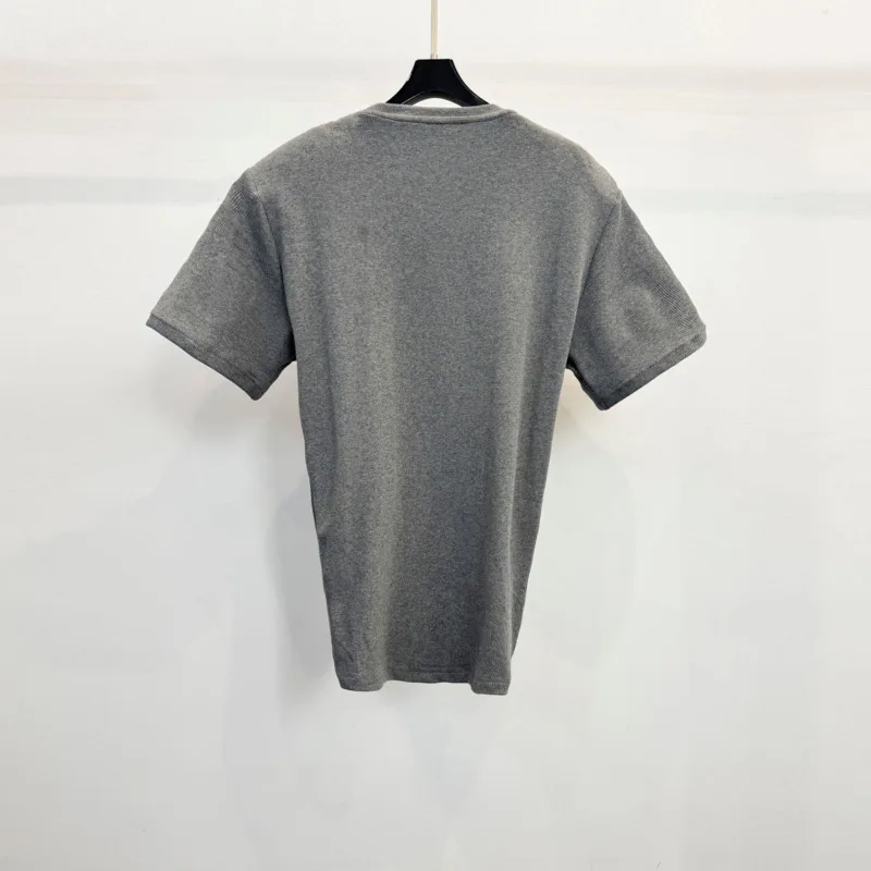 HKSH Women's T-shirt Dark Style Sexy Short Sleeve Twisted Design Expose Waist Casual Niche Solid Color O-Neck Cotton Top HK26522