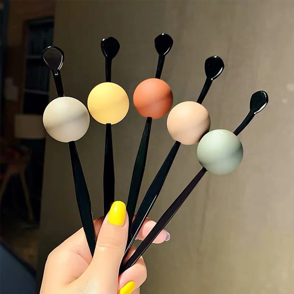 Ragazze donne copricapo semplice rotondo moda palla forcine strumenti per capelli disco accessori per capelli