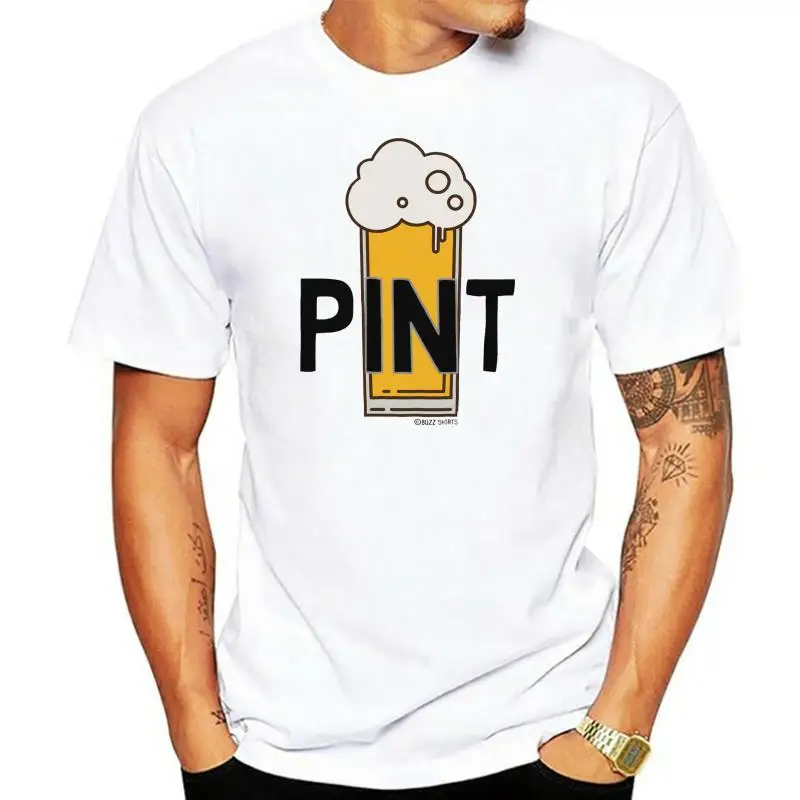 Pint Half Pint Beer Glass Milk Mens T-Shirt Dad Baby  Boy