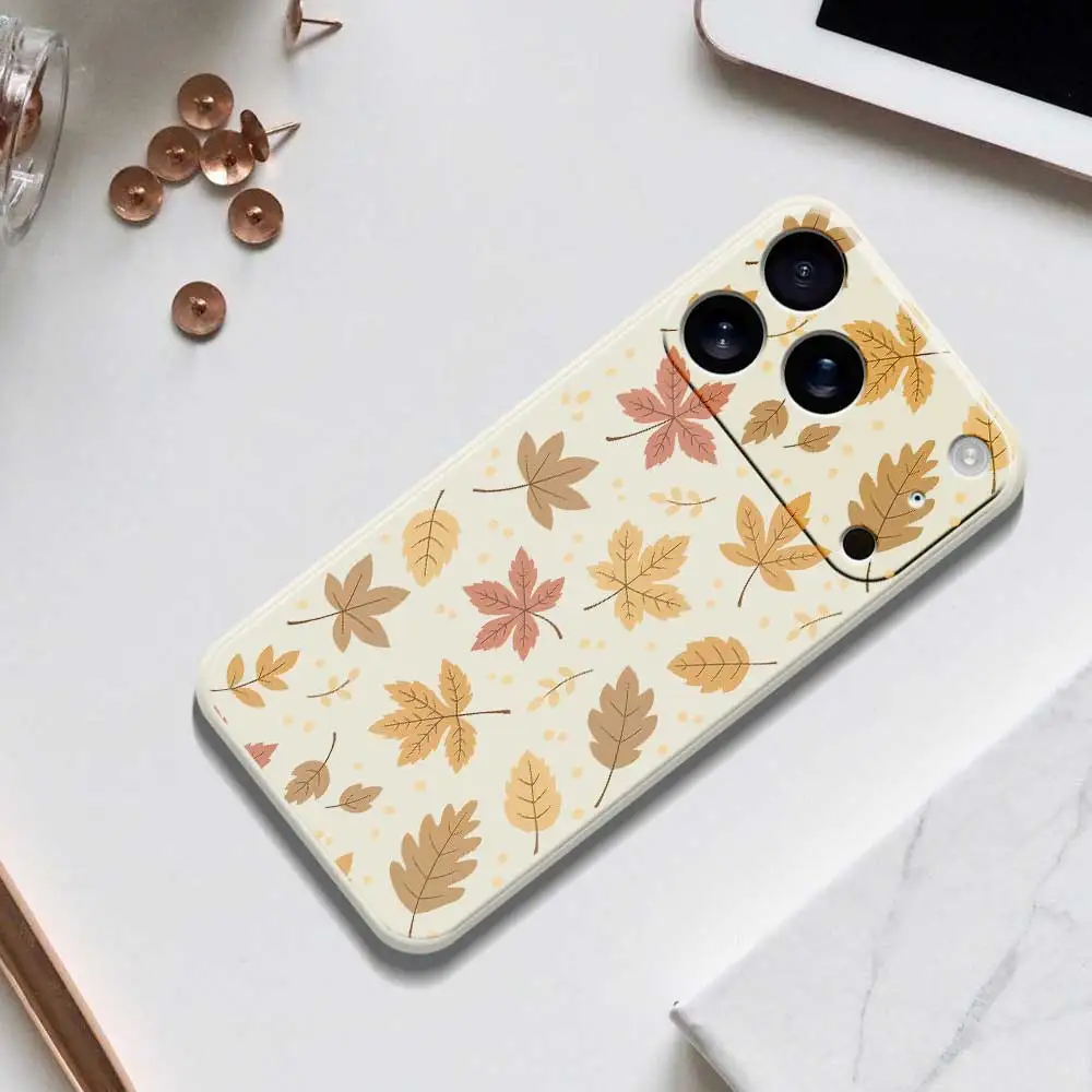

Autumn Maple Leaf Phone Case For iPhone 17 Pro Max 17 Air 16 15 14 Plus 13 12 11 Pro Max XS Max XR 7 8 Plus 16E Silicone Cover