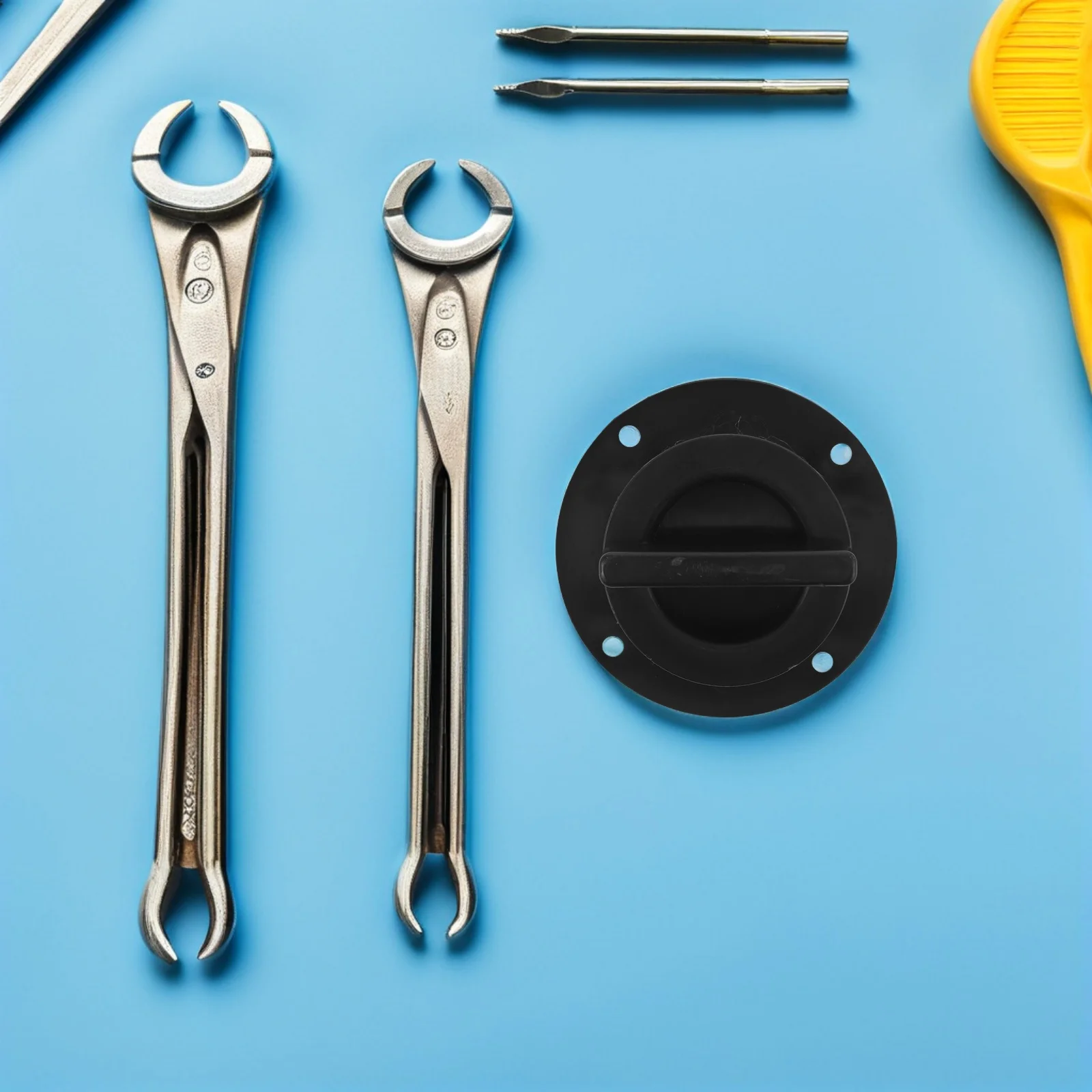 

Scupper Valve Boat Plastic Drain Fitting for Kayak Yacht Bottom Effluent Outfall Waterproof Check Valve Fast-Opening Mechanism