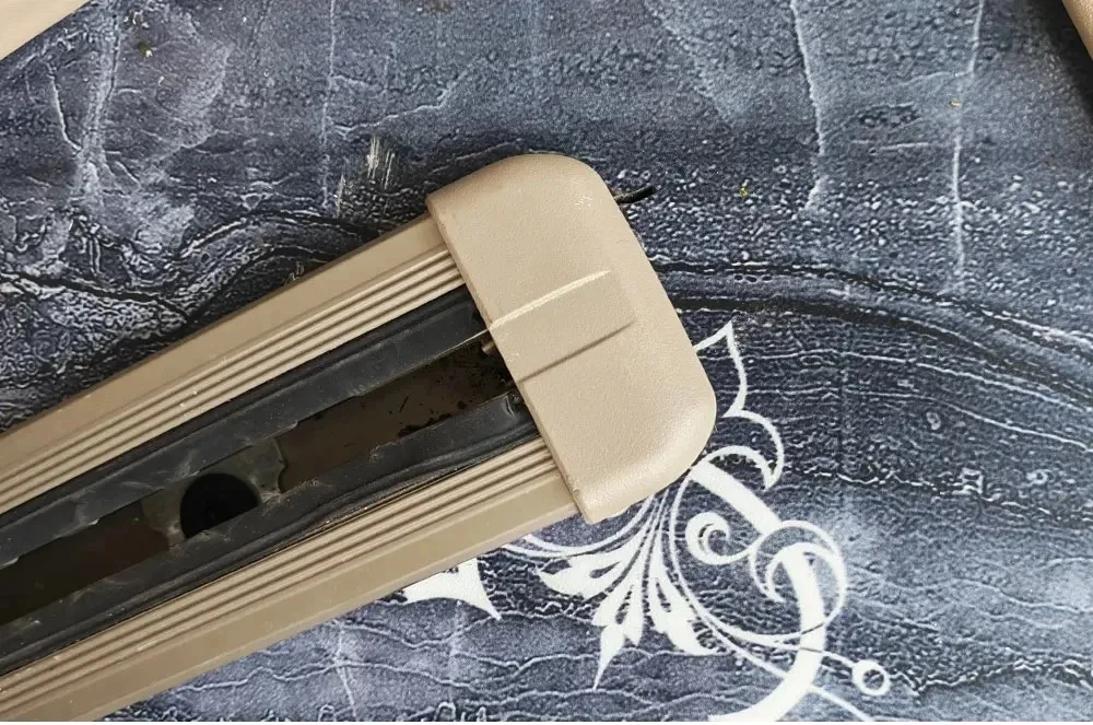 for beige Rear Seat Slide Blockage Cover Precise Dimensions Fit Seamless Integration Design For Car Interior Protection