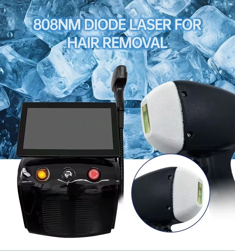 Diode Laser Hair Removal Machine Multi Wavelengths Painless Permanent Laser Hair Removal Device Alexandrit Laser 4000w