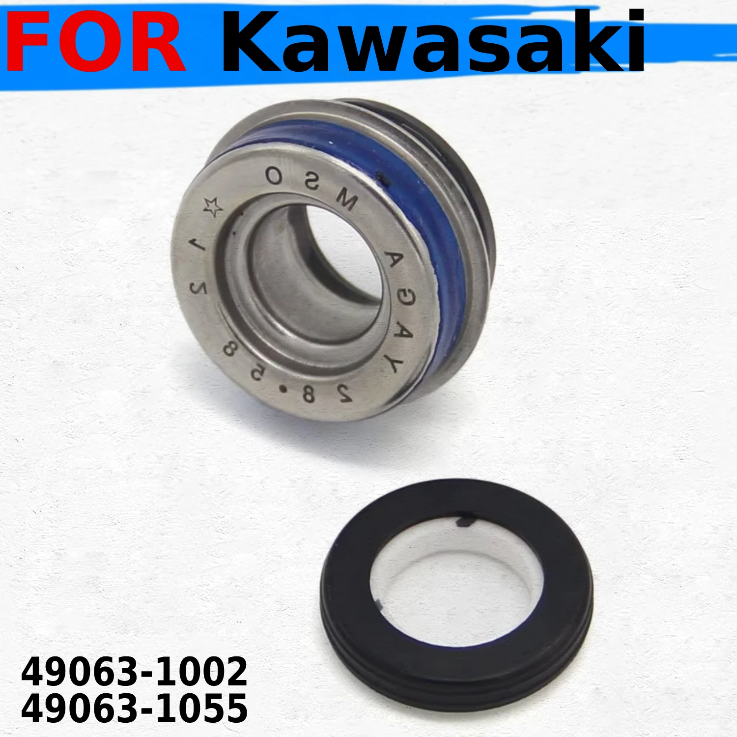 Motorcycle Water Pump Seal Kit For Kawasaki EX500 GPZ500S Ninja 500 500R EX400 EX250 EX300 Ninja 300 VN900 Vulcan 900 49063-1055