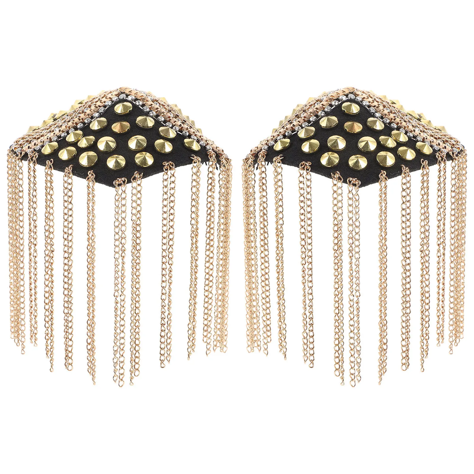 1 زوج نمط شرابة علامة زي ملحق ديكور الكتف الكتف شرابة مجلس المجلس #5