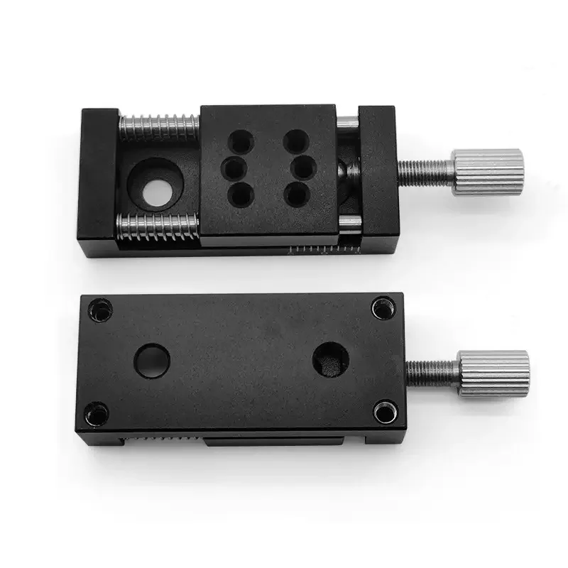 X Axis Linear Stage Stroke10MM/35MM/65MM/95MM Fine‑Tuning Precision Mini Sliding Table Micro Manual Laboratory Translation Stage