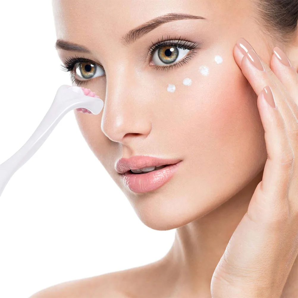 

4Pcs Silicone Eye Roller Reusable Mini Facial Massager Beauty Tool Muscle Massage Small Size Portable Skin Care
