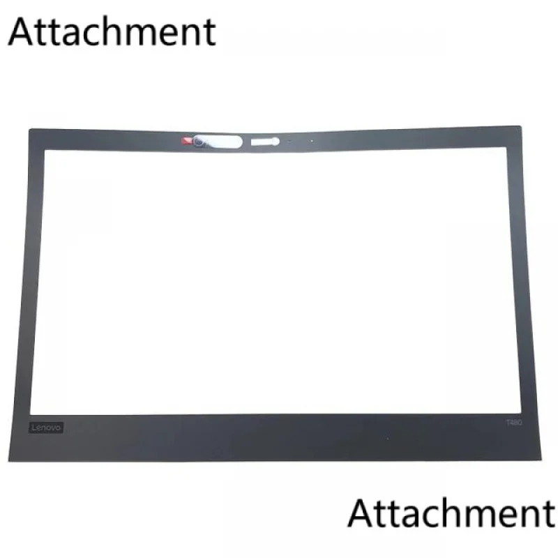 Imagem -04 - Original Laptop Screen Front Shell b Bezel Cover para Lenovo Thinkpad T480 Display Frame Part 01yr487 01yr488 Novo e