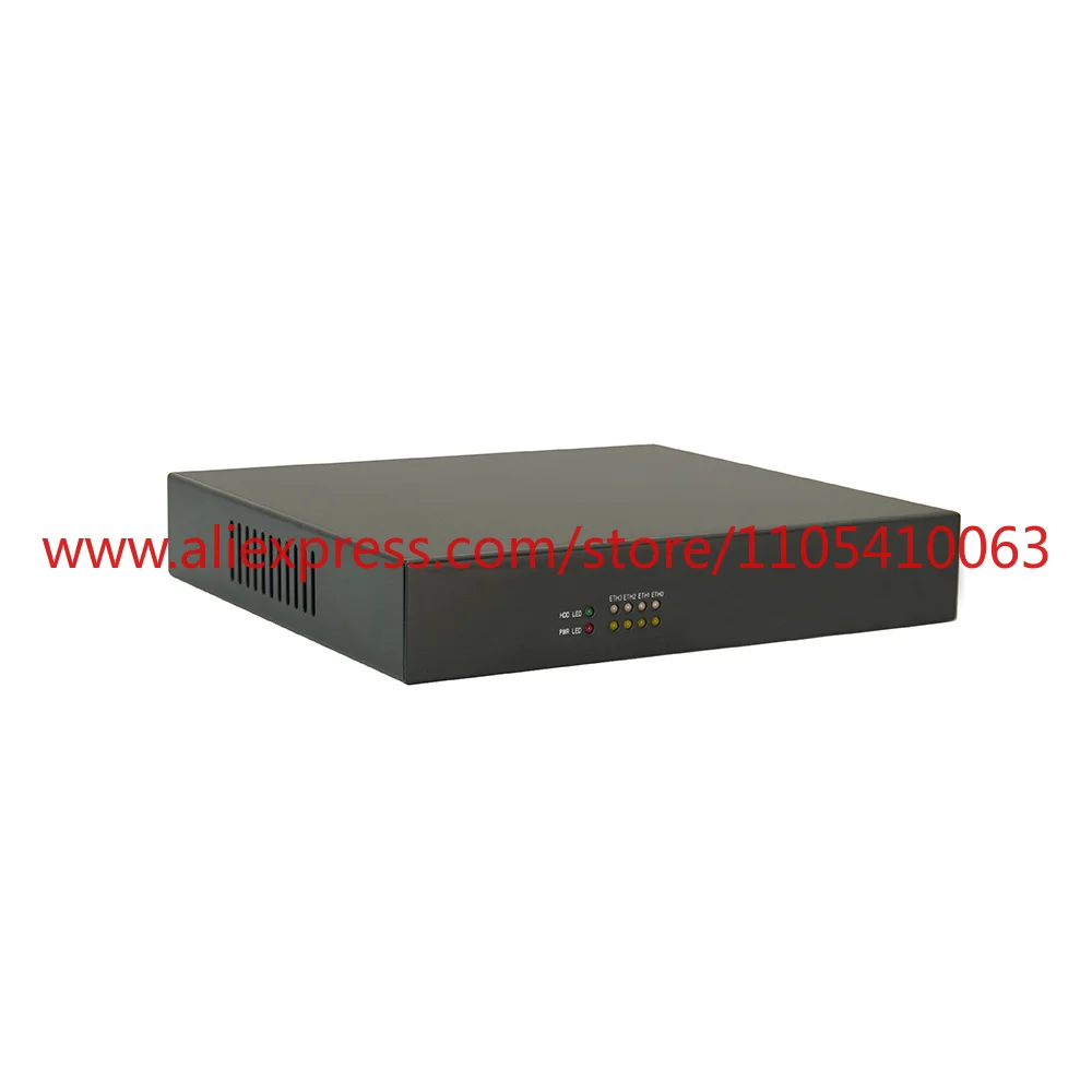 1Pcs J1900 4 LAN Port Firewall Pfsense PC Mini Firewall Router 4G 4 Ethernet Mini PC