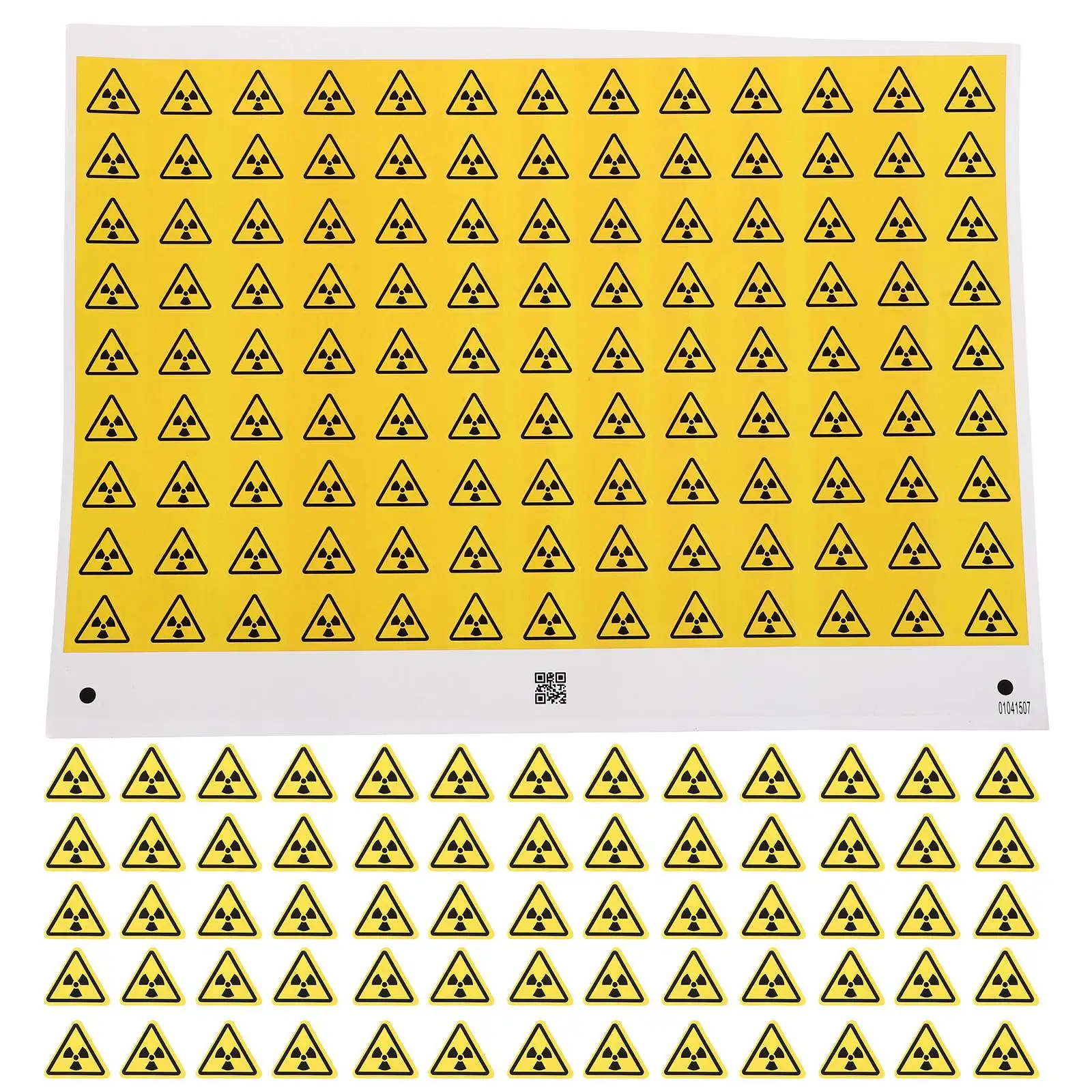 290 Pcs Radiation Warning Labels Electric Stickers Material Anti Slip Stickers Warning Signs Do Not Touch Decals