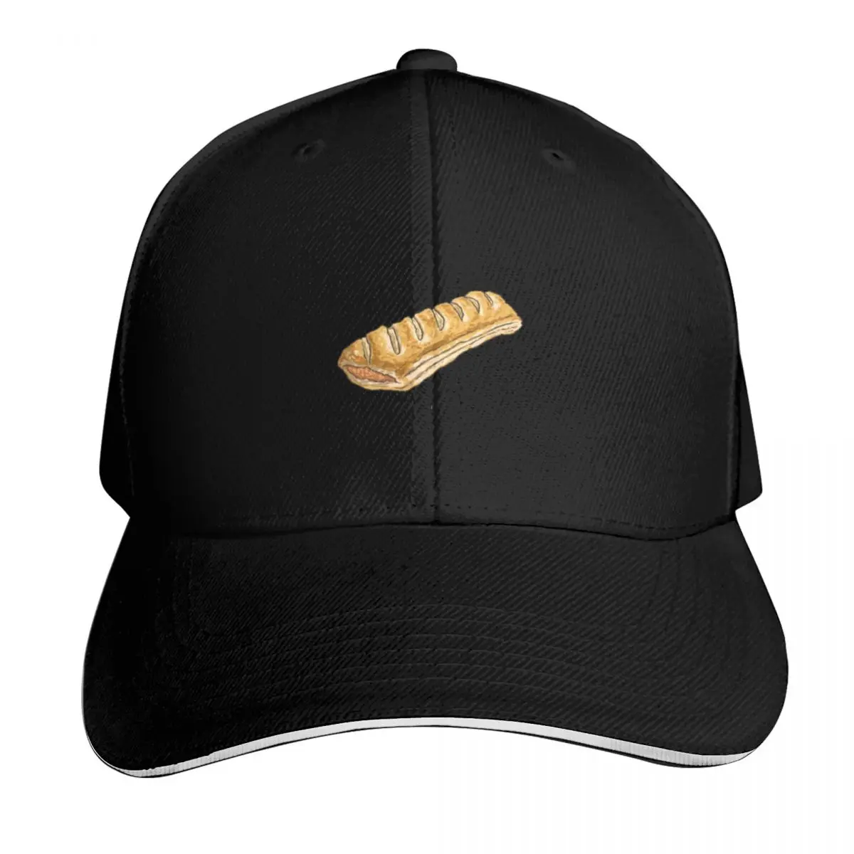 Sausage Roll Throw Blanket Baseball Cap Cotton Twill Breathable Contrast Two Tone Brim Snapback Flat Bill
