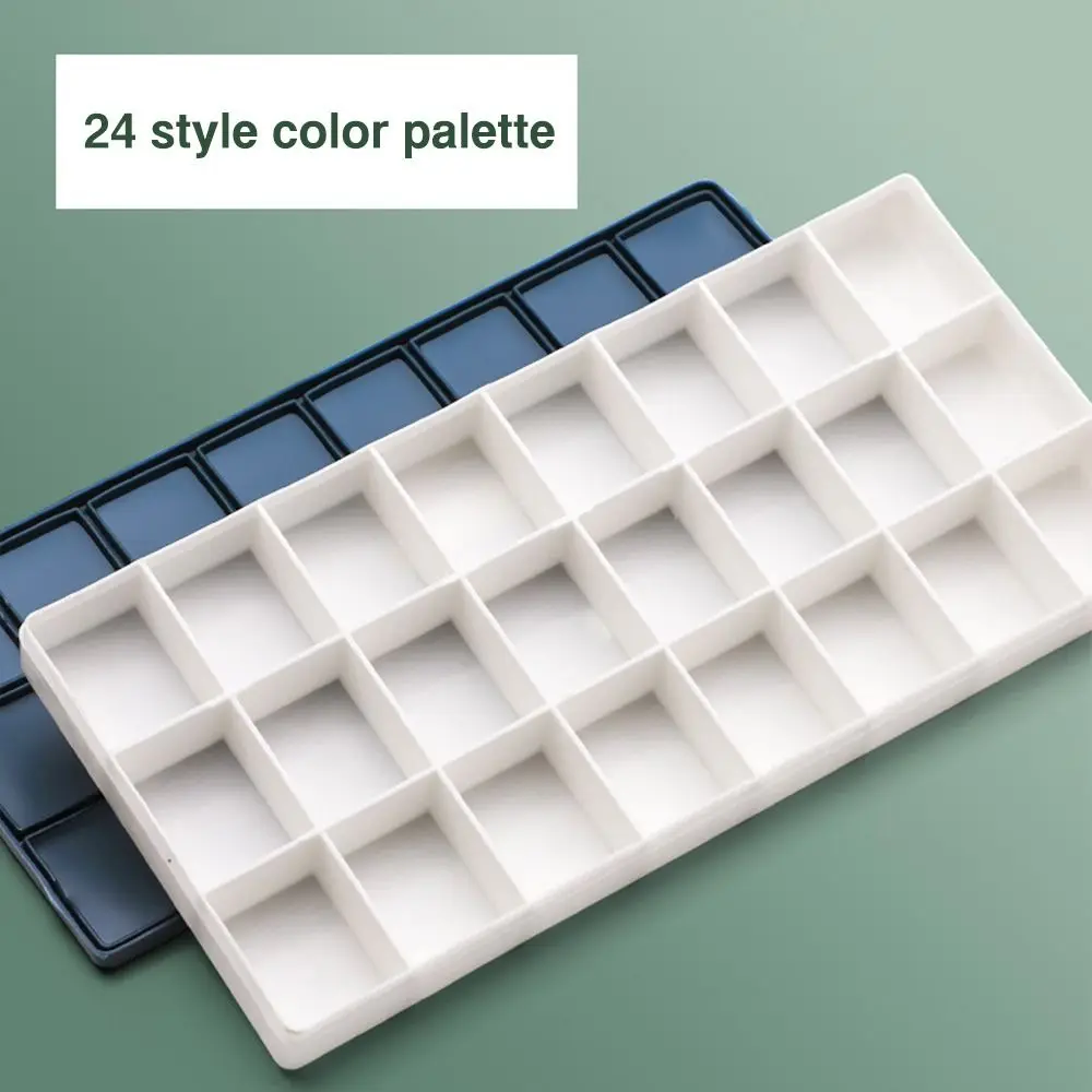 Multifunctional Seal Paint Box with Grids Soft Lid Paint Tray Plastic Portable Bead Storage Box