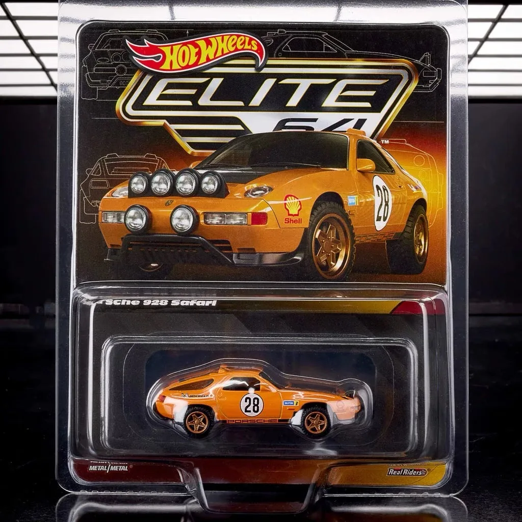 2024 New Mattel Hot Wheels 1/64 Rlc Elite Series Metal Porsche 928 Safari Kids Gift Ornaments Car Model Toys