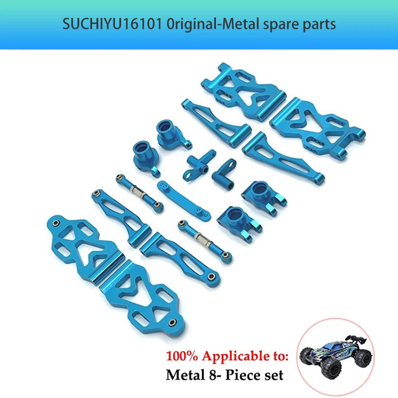 Aluminum Suspension Arm, Steering Wheel Seat Steering Cup, Modified Metal Parts, SCY RC Car 16101 16102 16103 Accessories JJRC