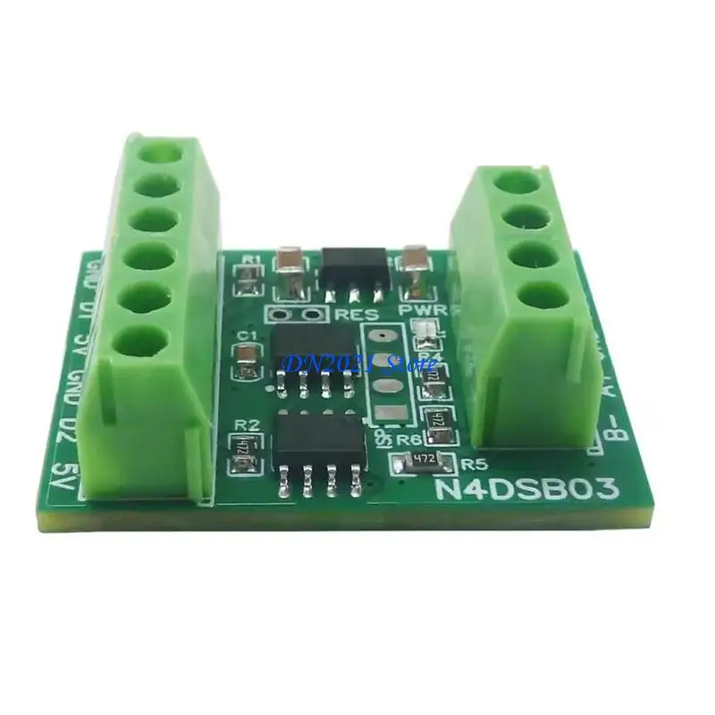 F3KE 55-125℃ DS18B20 Sensors 1-2CH RS485 Digital Temperature Collector Module for Thermostat Home Monitoring Accessories