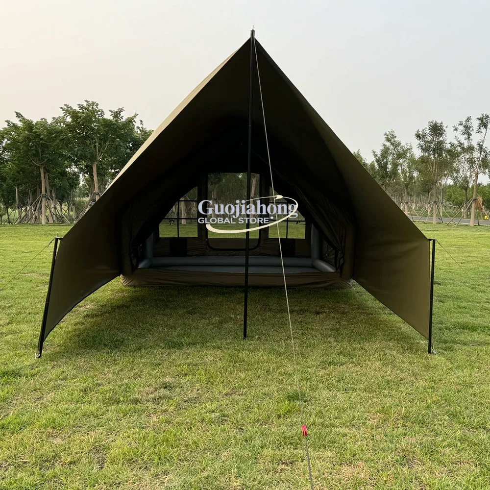 Forerunner 7, maßgeschneidertes 600D Oxford, wasserdicht, für Wandern, Camping, Outdoor, aufblasbares Zelt, Lufteveranstaltung mit viereckiger Plane