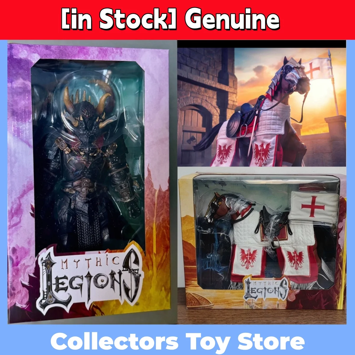 

[In Stock]Four Horsemen Mythic Legions Al-Star 6 Series Bellowdak Black Tower Action Figure Model Collectible Toys Gifts