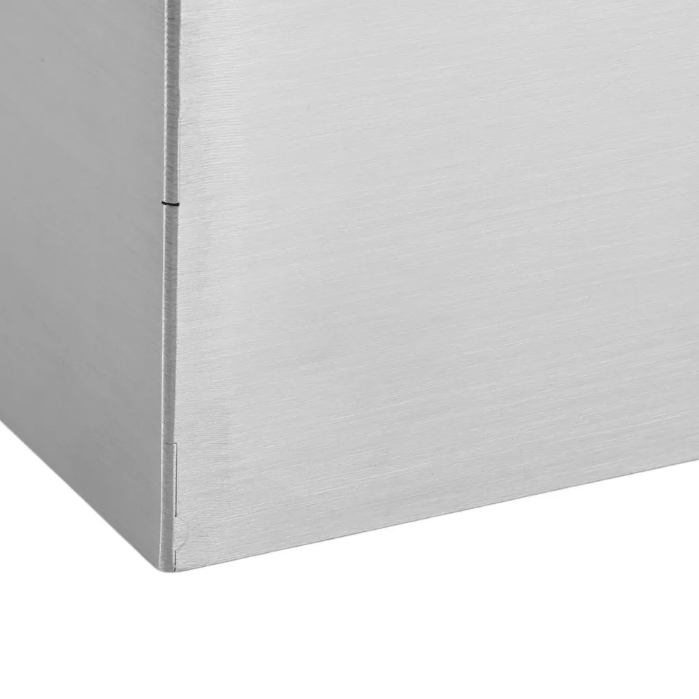 Stainless Steel Coffee Knock Box Bottomless Design Open Bottom Countertop Knock Box Embedded Design Counter Mounted Knock Box