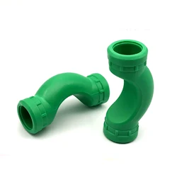 Green PPR Bridge Elbow DN15 DN20 DN25 PPR Accessories Water Pipe Joint Hot Melt