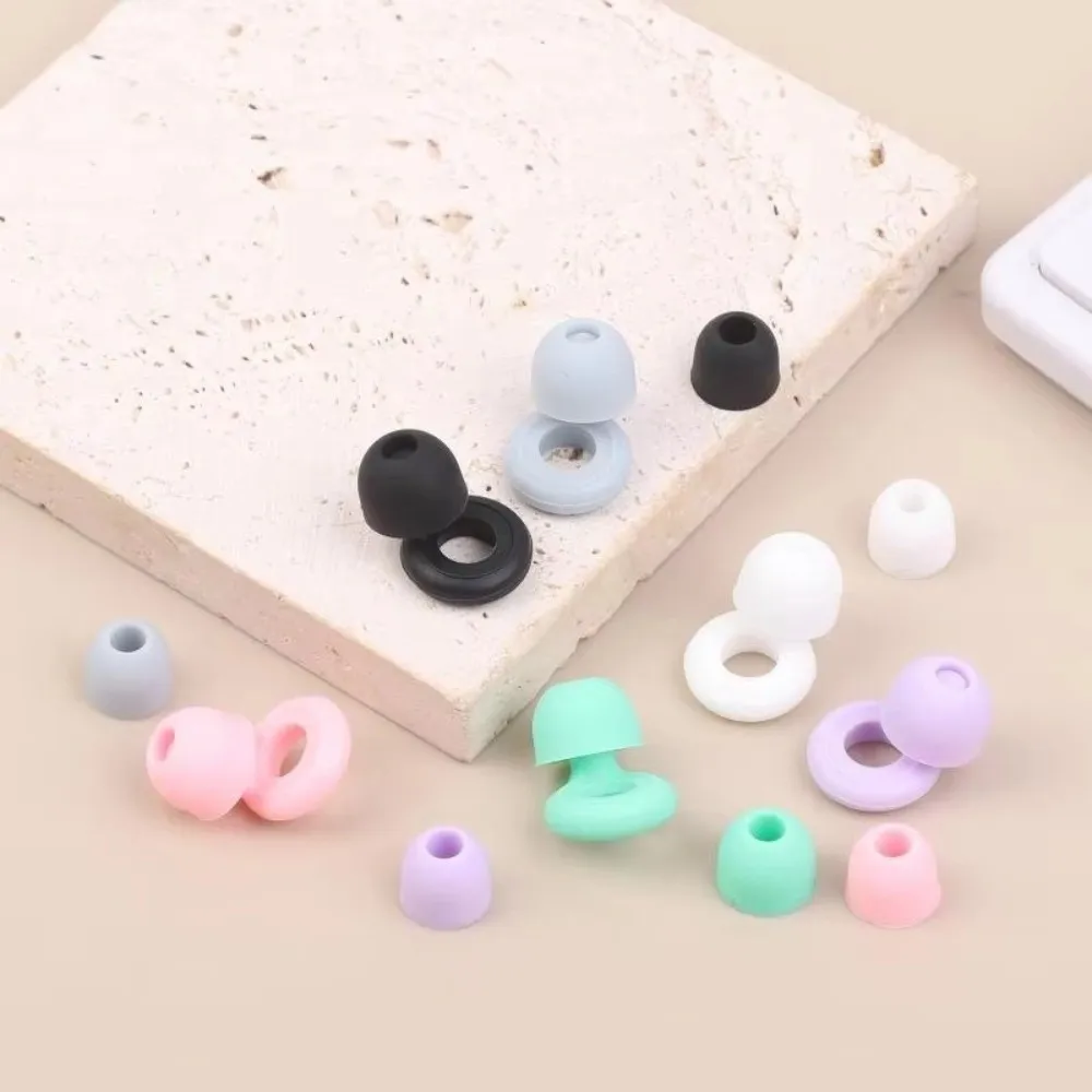 Decompression 1 Box Silicone Earplugs Silicone Material Noise Reduction Sleep Earplugs Insulation Insulation Earplugs Airplane