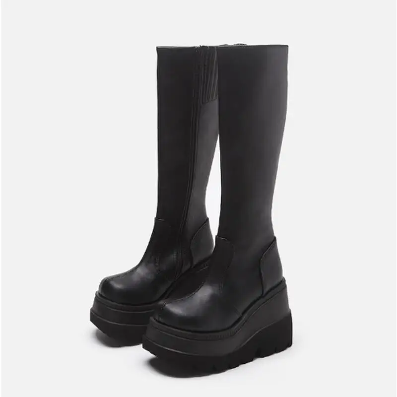 Thick Heel Long Boots Cosplay Props Ankle High Large Head Thin High Boots Suitable for Conventions No Brand Cosplay Accessories