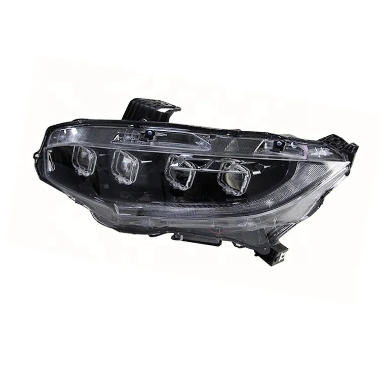 

Совершенно новые высококачественные передние фары Plug And Play, светодиодные фары, фары для Honda Civic 10TH Bugatti Style 2016-2021