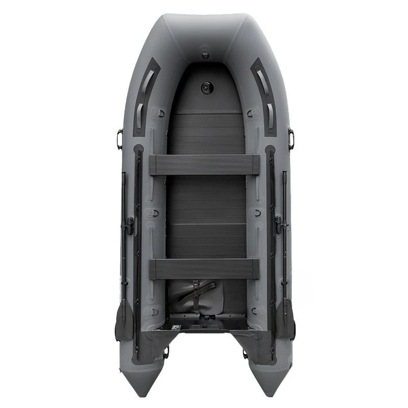 

Wear-resistant bottom assault boat thickened rescue rubber boat inflatable fishing boat hard bottom blackened kayak