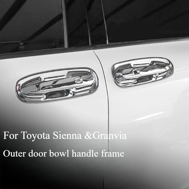 特別なトヨタシエナボウルフレームグランビアアウターハンドル装飾スパンコール国内セナ修正されたアウタードア手首ステッカー