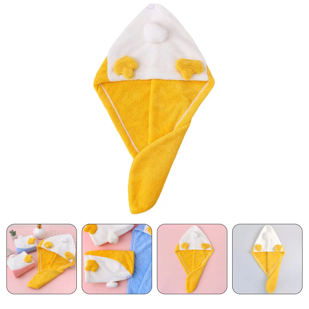 منشفة لف الشعر من الصوف المرجاني للنساء، قبعة استحمام ماصة للماء سريعة الجفاف للاستحمام والمنتجعات الصحية والمنزل وصالة الألعاب الرياضية والسفر #1