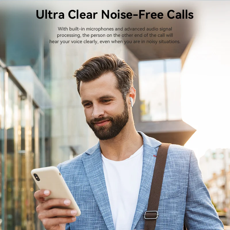 Vention Bluetooth 5.3 Écouteurs TWS True Wireless Casque USB-C Étanche Stéréo Écouteurs avec Micro Hi-Fi Contrôle Tactile Sports