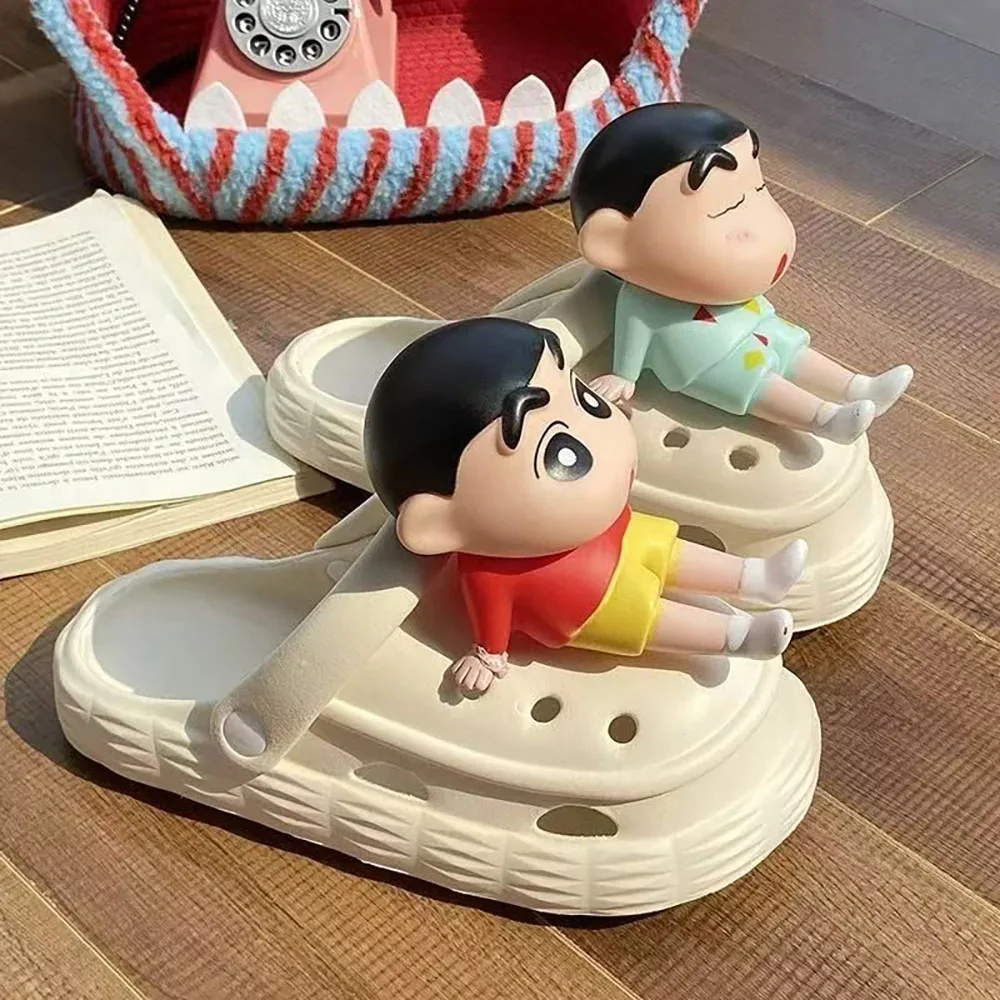 

MINISO Crayon Shin-chan Shoe Charms PVC Clogs Accessories DIY Shoe Decoration Kids Party Friends Gifts