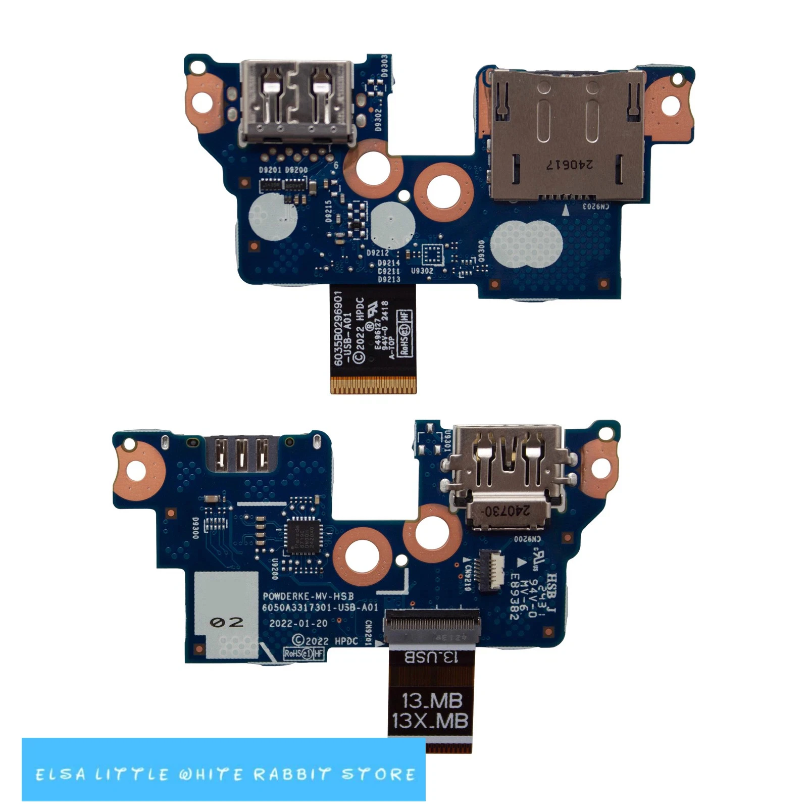 FOR HP Elite 830 835 G9 G10 USB Card Reader Board 6050A3317301
