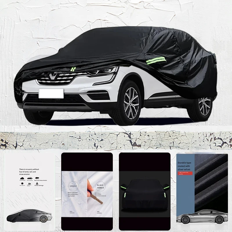 

For-Renault-Koleos-Anti-UV-Sun-Shade-Rain-Snow-Resistant-Dustproof-Black-cover-Car-umbrella-Full