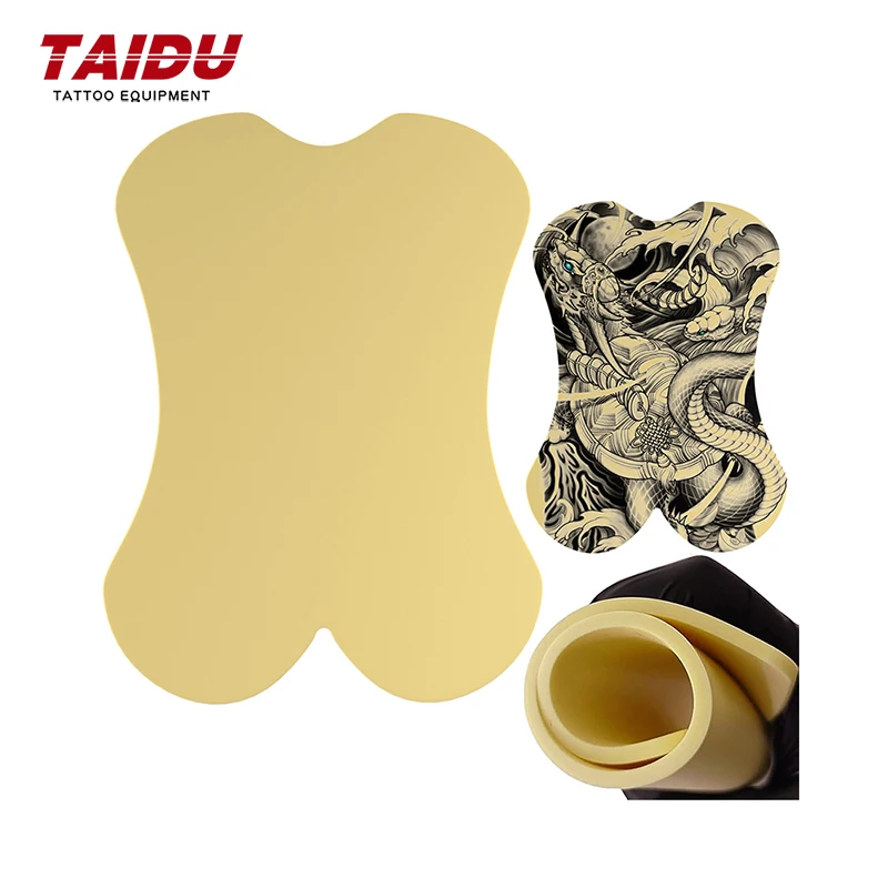 

TAIDU татуировка на всю спину, силиконовая тренировочная искусственная кожа, двухсторонняя толстая мягкая полная спина, пустая татуировка для начинающих