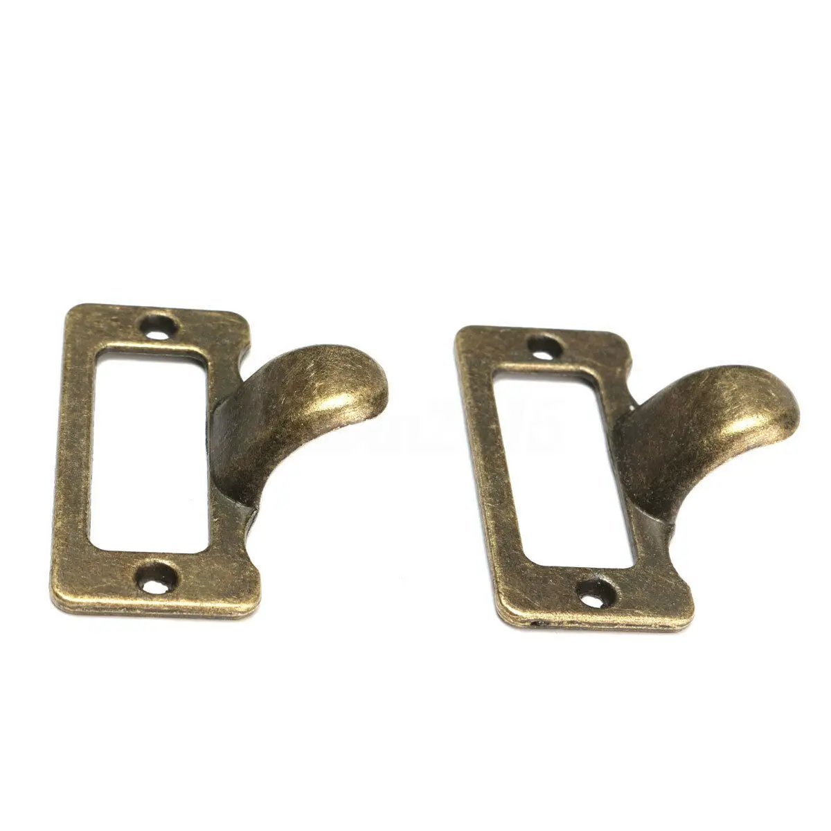 File Name Label Pulls Holder Label Tag Supplies Zinc alloy 10PCS 48mm* 35mm Accessories Accessory Antique Brass