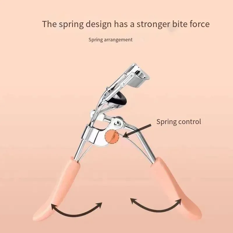 Cnkess ที่ดัดขนตา1ชิ้นที่ดัดขนตาสแตนเลสอุปกรณ์ peralatan Rias ความงามแบบมืออาชีพแฟชั่น