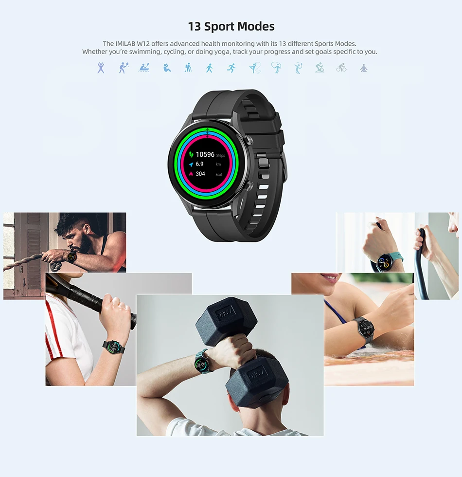 IMILAB W12 Smart Watch Men,1.32 \