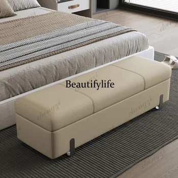 Modern Upholstered Storage Stool 1
